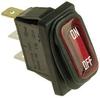 KCD1 Red Illuminated On-Off Switch for Razor - 2 Pack Heavy Duty Waterproof Rubber Boot 3-Pin Switch view 3
