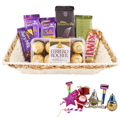 SFU E Com Choco Gift Hamper for Chocolate Lover| Premium Christmas Chocolate Gift Hamper | Christmas Kit with Chocolate Hamper | 507