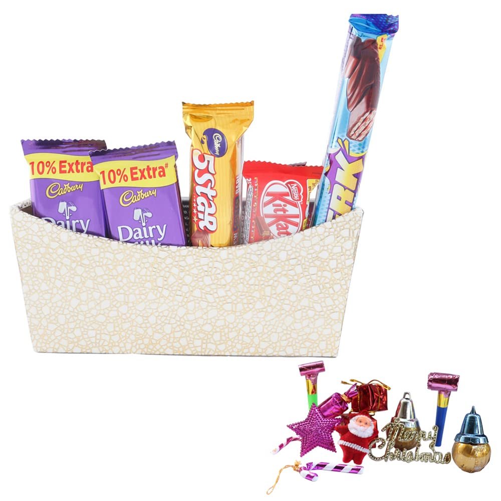 SFU E Com Chocolate Celebration Gift Combo| Premium Christmas Chocolate Gift Hamper | Christmas Kit with Chocolate Hamper | 249