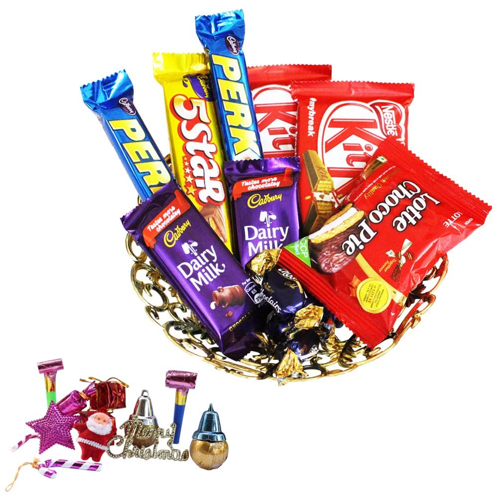 SFU E Com Delightful Chocolate Hamper(13 Pieces)| Premium Christmas Chocolate Gift Hamper | Christmas Kit with Chocolate Hamper | 165