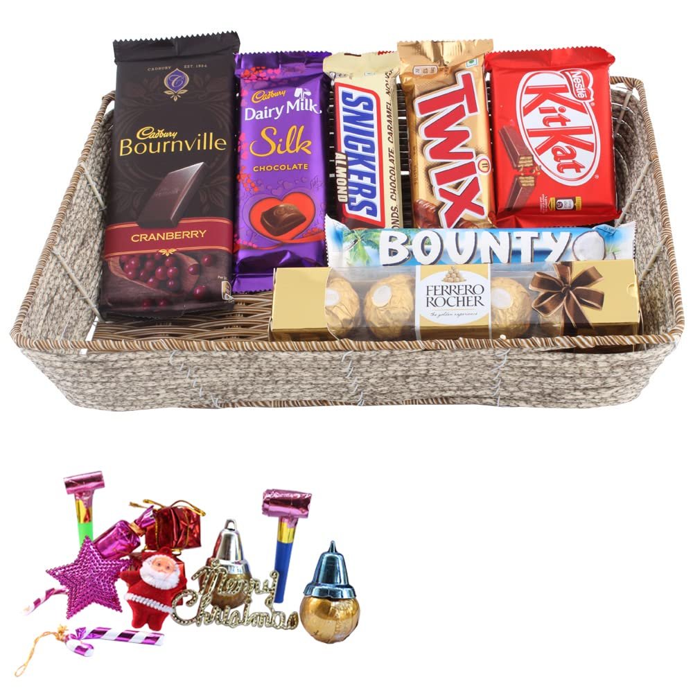 SFU E Com Almond and Coconut Chocolates Gift Hamper| Premium Christmas Chocolate Gift Hamper | Christmas Kit with Chocolate Hamper | 409