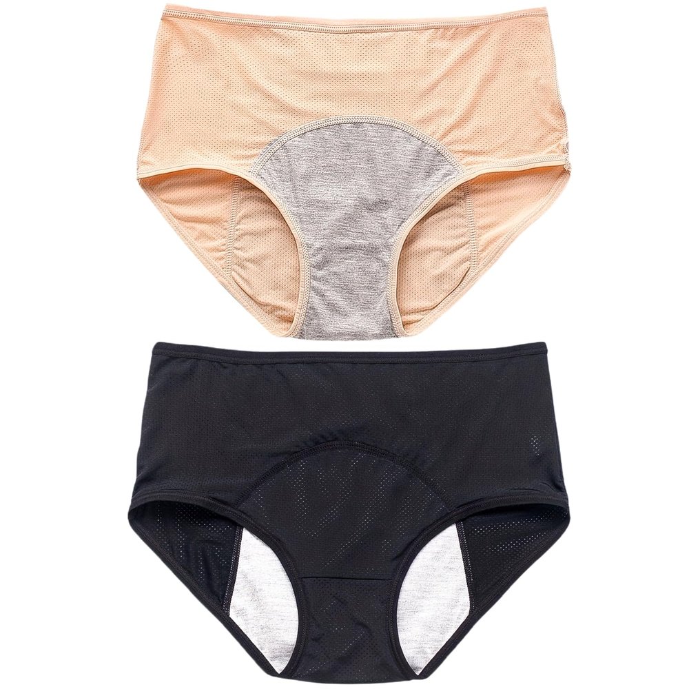 Fashiol Menstrual Panty for Women | Heavy Flow Period Panties | Leakproof Postpartum Underwear for Teens/Adults - 30 Multicolour