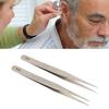 Hearing Aid Tweezers, Portable Rustproof Tweezers for Hearing Aid Fitting view 2