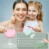 Pink Cute Retainer Case with Vent Holes Food Grade Silicone Retainer Cleaner Case Dental Retainer Holder Case with Lanyard Slim Cool Thin Container Braces Case for Girls Women Kids Boys Men Portable Travel Denture Mouth Guard Aligner Case view 2