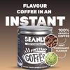 Beanly Instant Coffee Combo Pack Of 2 - Mint-Chocolate & Choco-Orange Powder, Glass Bottle| Flavoured Coffees | 100% Arabica Freeze Dried Coffee | Makes 100 Cups | 50Gm Each view 2