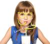 NavaFresh Basics 3 Pcs Funny Silly Straws - Goggle Shape Drinking Eye Glasses - Multi Color (Pack of 3) - Party Costume Accessory view 1