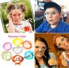 NavaFresh Basics 3 Pcs Funny Silly Straws - Goggle Shape Drinking Eye Glasses - Multi Color (Pack of 3) - Party Costume Accessory view 2