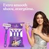Bombae Hair Removal Body Razor with Aloe Strip (Pack of 6) view 2