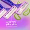 Bombae Hair Removal Body Razor with Aloe Strip (Pack of 6) view 4