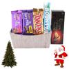 SFU E Com Chocolate Gift Hamper For Your Family, Friends, Relatives|Premium Christmas Chocolate Gift Hamper|Christmas Gift Pack With Santa & Tree Combo Hamper|860,386 Grams view 1