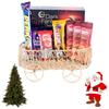 SFU E Com Creamy Combo of Chocolate and Handcrafted Metal Basket| Premium Christmas Chocolate Gift Hamper | Christmas Gift Pack with Santa & Tree Combo Hamper | 561 view 1