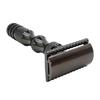 T.O.G. Zin Alloy Men Double Edge Safety Shaving Razor Beard Grooming Tool Black view 4
