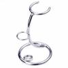 T.O.G. Deluxe Shaving Holder Stand for Men's Straight Razor Brush Organizer Silver view 2