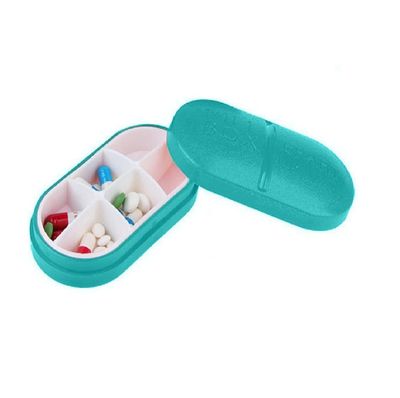 Gion Multipurpose Portable 6 Part Pill Box Medicine Tablet Holder Organizer Dispenser Case Pill Cases & Splitters (1pcs)
