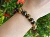 Aanya Gems Grade A++ Tiger Eye Crystal Adjustable Bead Bracelet 8mm, Gemstone Bracelet, Gift for Men & Women with Lab Certificate view 2