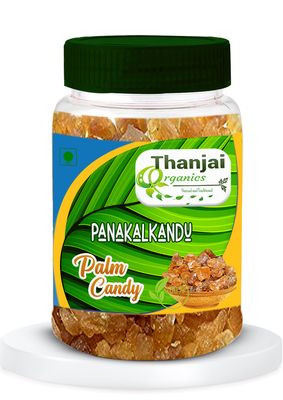 Thanjai Organics Natural Palm Candy | Natural and Traditional Panakalkandu250g | No Chemicals, No Preservatives and No Artificial Colors (250 Gram)