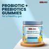 SwisseMe Probiotics Prebiotic Gummies - Probiotic Supplement With 1.5 Billion CFU, Zero Added Sugar Fridge Free Probiotic - 30 Gummies (One Gummy Per Serving, Orange Flavour) view 2