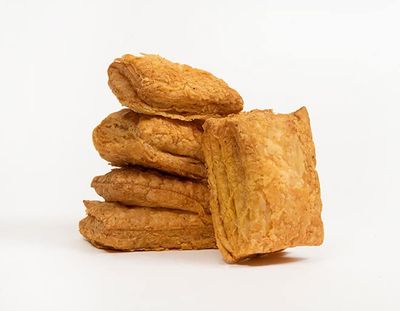 OKHLI MUSAL BRAND Khari Puff, Tea Time Snacks, Namkeen Snacks,Family Pack,Cookies Biscuit - 800gm(pack of 2x 400gm)|Fan Khari, Crunchy Tea Time Snack Biscuits, Fan biscuit, Cookies