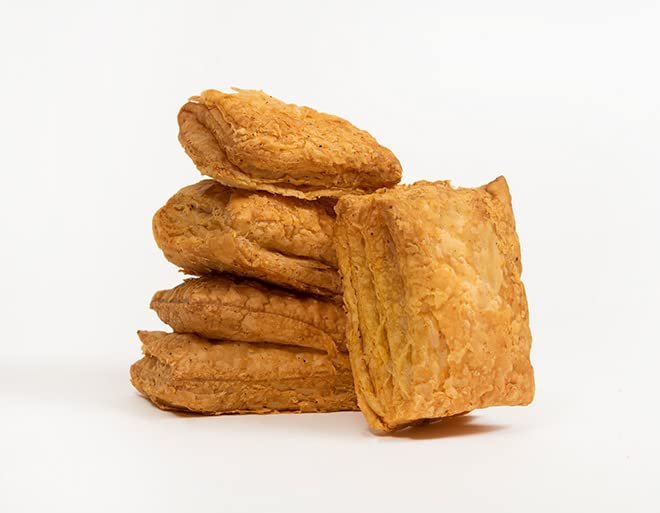OKHLI MUSAL BRAND Khari Puff, Tea Time Snacks, Namkeen Snacks,Family Pack,Cookies Biscuit - 850gm|Fan Khari, Crunchy Tea Time Snack Biscuits, Fan biscuit, Cookies