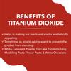 KOR Titanium Dioxide, 800g (400g x Pack of 2) White Colourant Powder for Cake Fondants Icing Modelling Paste, Flower Paste & White Chocolate view 4