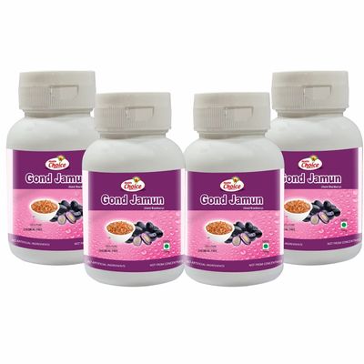 Health Choice Gond Jamun (Indian Black Berry Gum) | 60g (Pack of 4) | 100% Pure & Natural Ayurvedic Gond