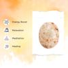 9Dzine Natural Polished Sunstone Palm Stones Crystal, Oval Shape Gemstone For Relaxation, Meditation, Protection, and Reiki Healing, Anxiety Stress Relief Cabochon Stone (1 Piece) view 3