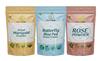 A D Food & Herbs Combo of Butterfly Pea Flower/Marigold/Rose Flower Powder Aromatic Edible for Homemade Lattes, Tea Blends, Bath Salts, Face packs & Body packs (250 GMS x Pack of 3) view 1