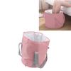 Foldable Foot Tub, Double Layer Collapsible Foot Soak Tub Thickened Portable for Outdoor (Pink) view 3
