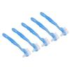 Jaerb Adult Denture Manual Brush, Safe Soft Hair False Teeth Brush Plaque Removal Double Sided For Daily Life (Blue), 1 count view 1
