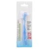 Jaerb Adult Denture Manual Brush, Safe Soft Hair False Teeth Brush Plaque Removal Double Sided For Daily Life (Blue), 1 count view 4