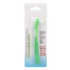 Denture Brush, Safe Soft Hair False Teeth Brush Plaque Removal Double Sided for Daily Life (Green) view 4