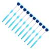 Tongue Brush, Tongue Cleaner Long Handle for Adults (Blue) view 1
