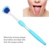 Tongue Brush, Tongue Cleaner Long Handle for Adults (Blue) view 3