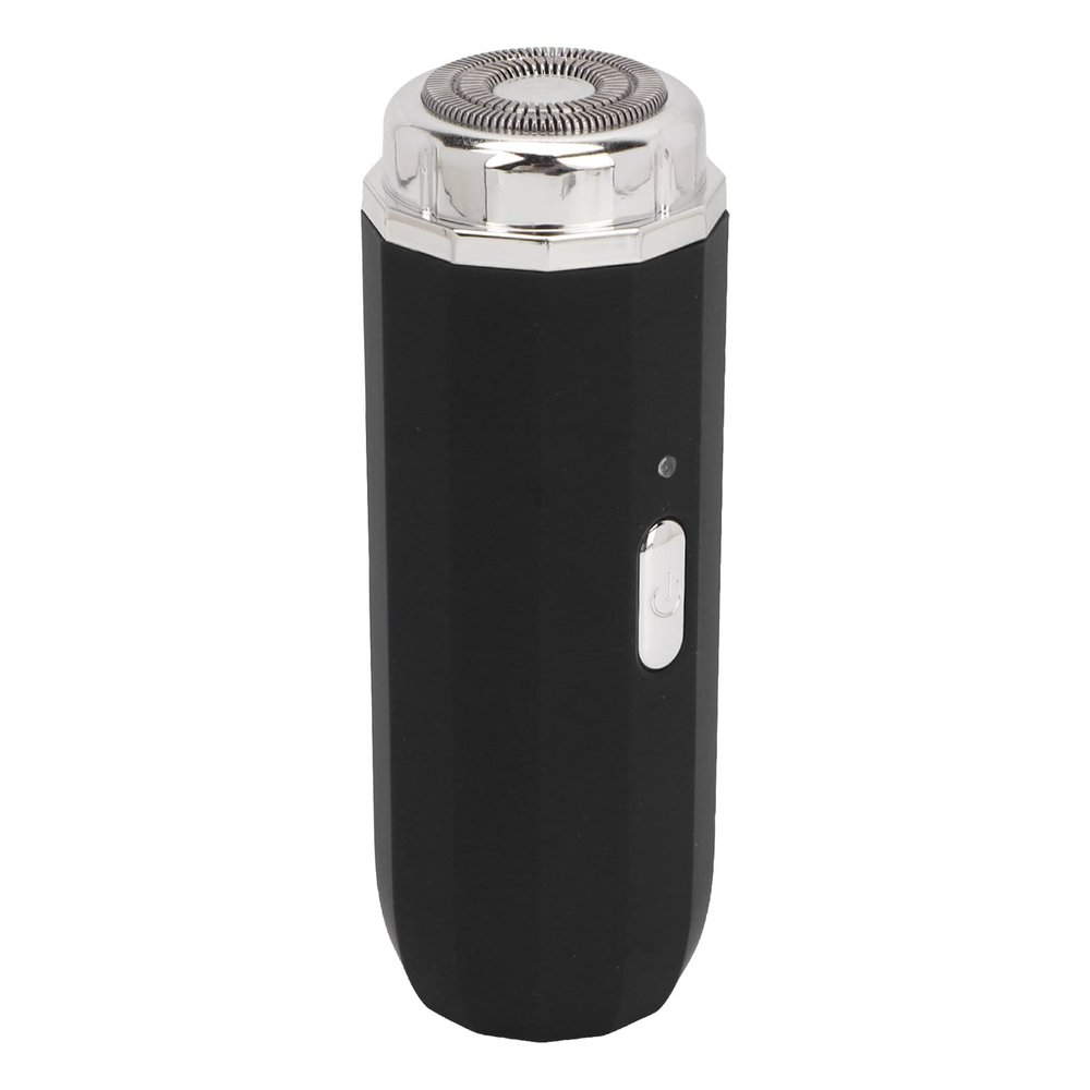 Beard Trimmer, Grooming Stainless Steel Men Electric Trimmer for Travel (Black)