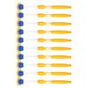Tongue Brush, Breath Freshening Flexible Control Ergonomic Design Tongue Scraper for Mouth orange view 1
