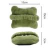 2 Pack Mouse Wrist Rest Wrist Support Movable Comfortable Soft Hand Rest Wrist Bnad Compact Cute Elastic Women's Hair Band Length 8cm for Office Work/Study (Set of 2,Army Green) view 3