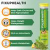 Fixuphealth Japanese Matcha Green Tea Effervescent Tablets with Ashwagandha Extract & Chromium Picolinate | Lemon Flavour | Energy, Metabolism & Wellness Support | 15 Dissolvable Tablets view 3