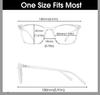 SAINTIMO ANTI GLARE Gaming & computer, mobile lover's blue ray Filter Transparent Square Eyeglasses for Eye Protection Men Women, Computer/Tablet/Laptop/Mobile/TV, Anti-blue & Anti eyestrain view 4