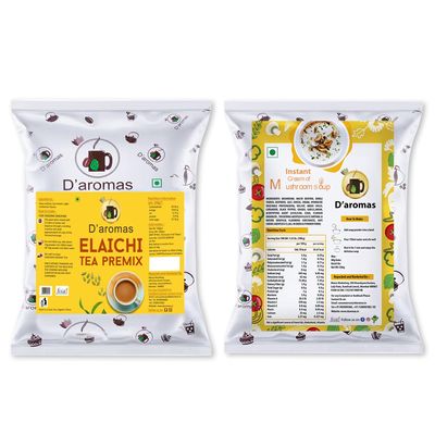 D'aromas Cardamom Premix Tea & Cream Mushroom Soup Premix 500gx2, Instant Tea & Soup Premix, Suitable for Winter Season