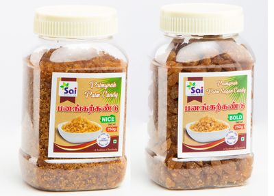 Sai Siri Sai Palmyrah Palm Sugar candy - 500G (Palm Jaggery Panakarkandu Panakalkandu)