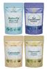 A D Food & Herbs Combo of Butterfly Pea/Blue Corn/Chamomile/Calendula Flower Powder Aromatic Edible for Homemade Lattes,Tea Blends,Bath Salts,Face packs & Body packs (50 GMS x Pack of 4) view 1