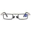 Nathgra Unbreakable Evolved Folding Reading Glasses For Women Men Blue Light Blocking Anti UV Eyestrain Foldable Portable Compact Readers with Flat Hard Case Pocket Computer glasses (2.5 x) view 2