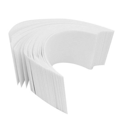 Lumber Women Non-woven Waxing strips For Hair Removal are plain without wax on it, use your own wax- 140 Pieces (White)