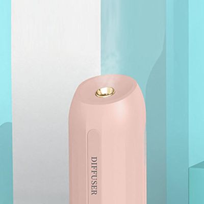 IVELECT Oil Aromatherapy Diffuser Long Battery Life Quiet for Office Living Room Pink Sweet orange