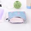 Favria Sanitary Napkin Storage Bag, Menstrual Pad Bag with Zipper, Napkin Storage for Purse, First Period Kit for Teens Girls, Storing Sanitary Pads for Women-Grey view 3