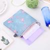 Favria Sanitary Napkin Storage Bag, Menstrual Pad Bag with Zipper, Napkin Storage for Purse, First Period Kit for Teens Girls, Storing Sanitary Pads for Women-Grey view 4