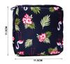 Favria Sanitary Napkin Storage Bag, Menstrual Pad Bag with Zipper, Napkin Storage for Purse, First Period Kit for Teens Girls, Storing Sanitary Pads for Women-Navy Blue view 2