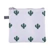 Favria Sanitary Napkin Storage Bag, Menstrual Pad Bag with Zipper, Napkin Storage for Purse, First Period Kit for Teens Girls, Storing Sanitary Pads for Women-White view 1