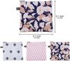 Favria Sanitary Napkin Storage Bag, Menstrual Pad Bag with Zipper, Napkin Storage for Purse, First Period Kit for Teens Girls, Storing Sanitary Pads for Women-Brown view 2