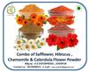A D Food & Herbs Combo of Safflower/Hibiscus/Chamomile/Calendula Flower Powder Aromatic Edible for Homemade Lattes,Tea Blends,Bath Salts,Face packs & Body packs (250 GMS x Pack of 4) view 2